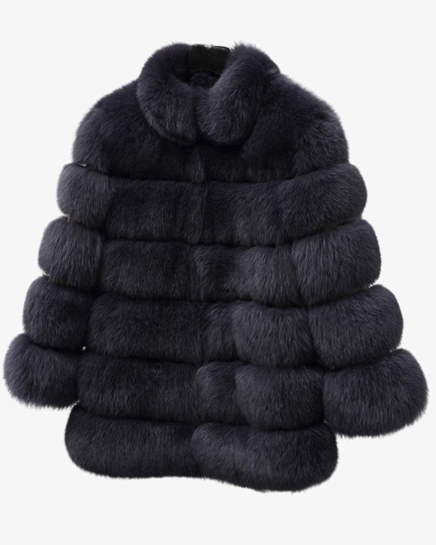 BLACK FUR COAT