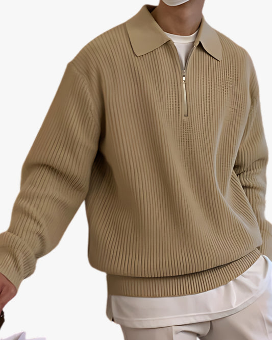 CLINT HALFZIP SWEATER