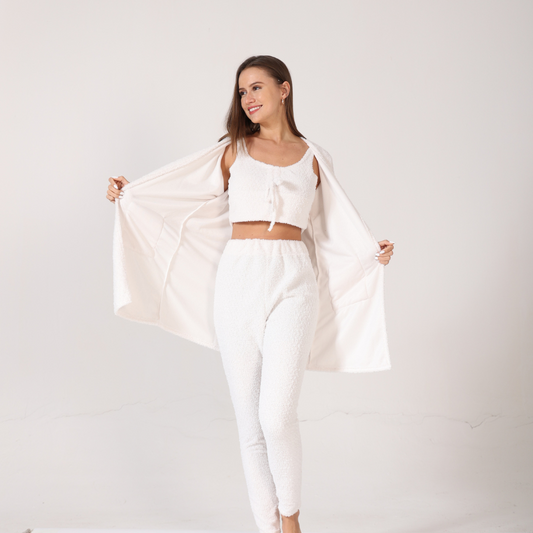 EYLAE Loungewear White Long